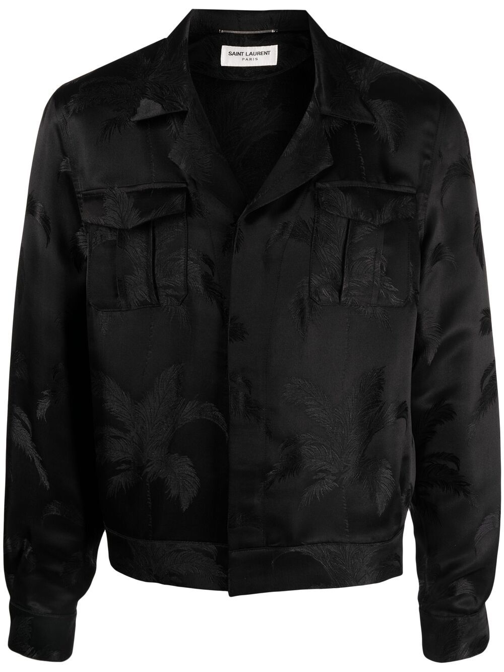 SAINT LAURENT MEN Blouson Silk Jacquard Shirt – Atelier New York