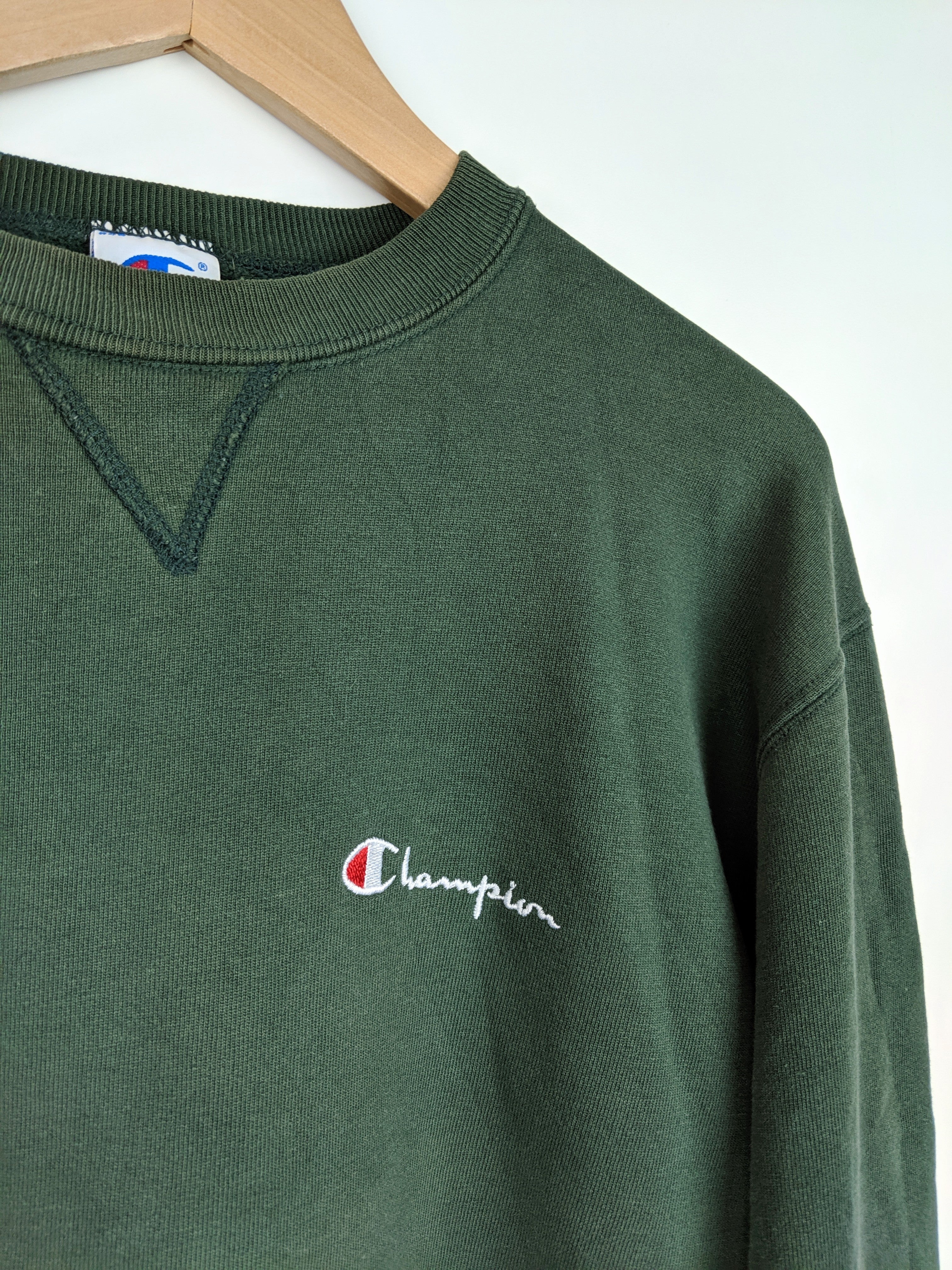 champion spellout sweatshirt