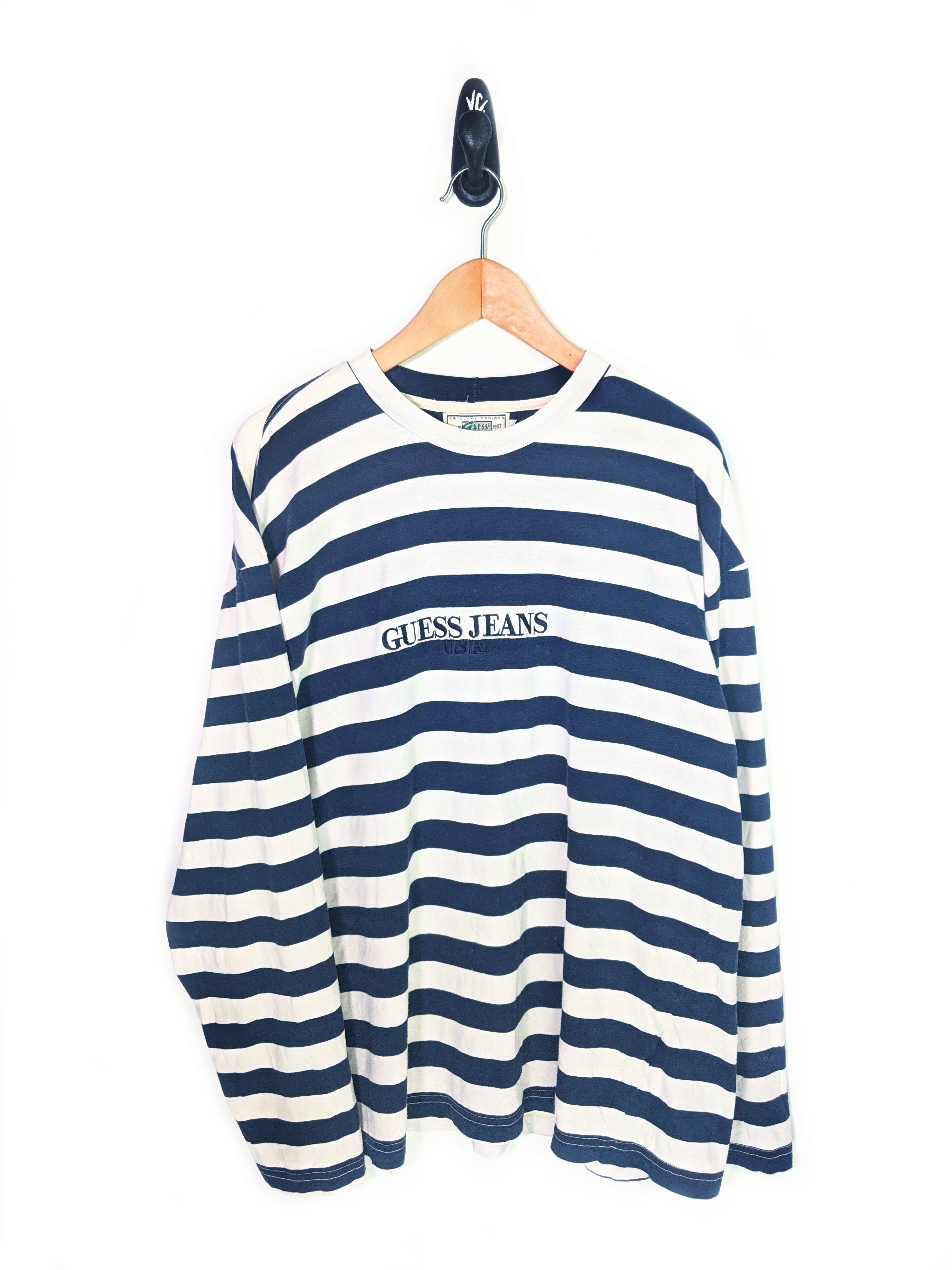Guess Striped Long Sleeve (XL) – Vintage