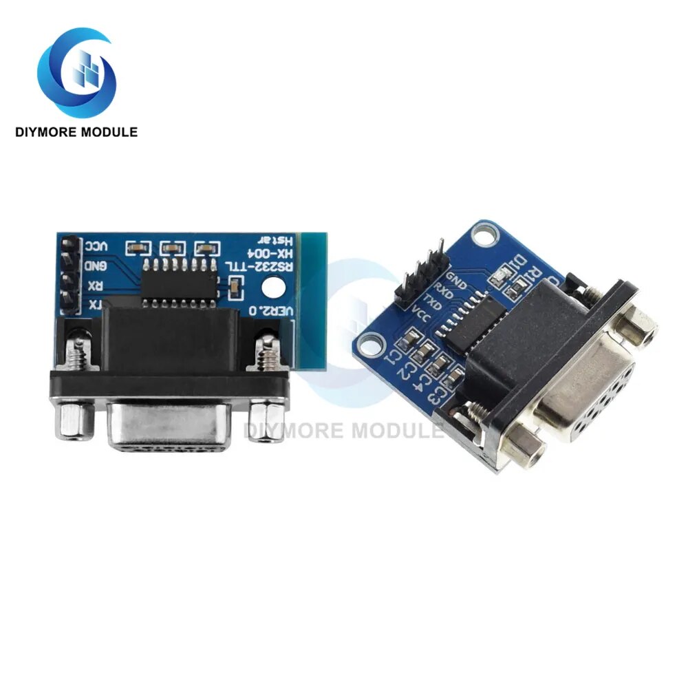 MAX3232 RS232 to TTL Serial Port Converter Module DB9 Connector Adapter 3.3V-5.5V For Arduino Radio Modification Set-top Box