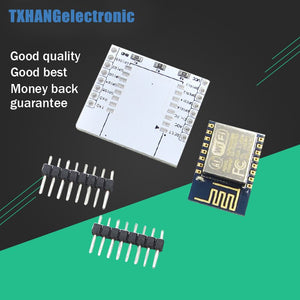 ESP8266 ESP-12 Wireless WIFI Module Compatible for Arduino With IO Adapter Plate Expansion Applies to ESP-07, ESP-08, ESP-12E - pfdeal