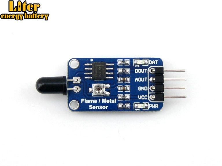 Fire Flame Sensor Module IR Infrared Flame Detection Sensor Module Flame for STM32 Raspberry pi