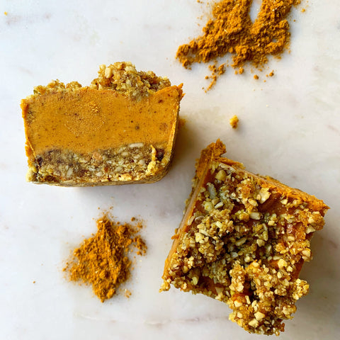 Golden Pumpkin Spice Energy Bars