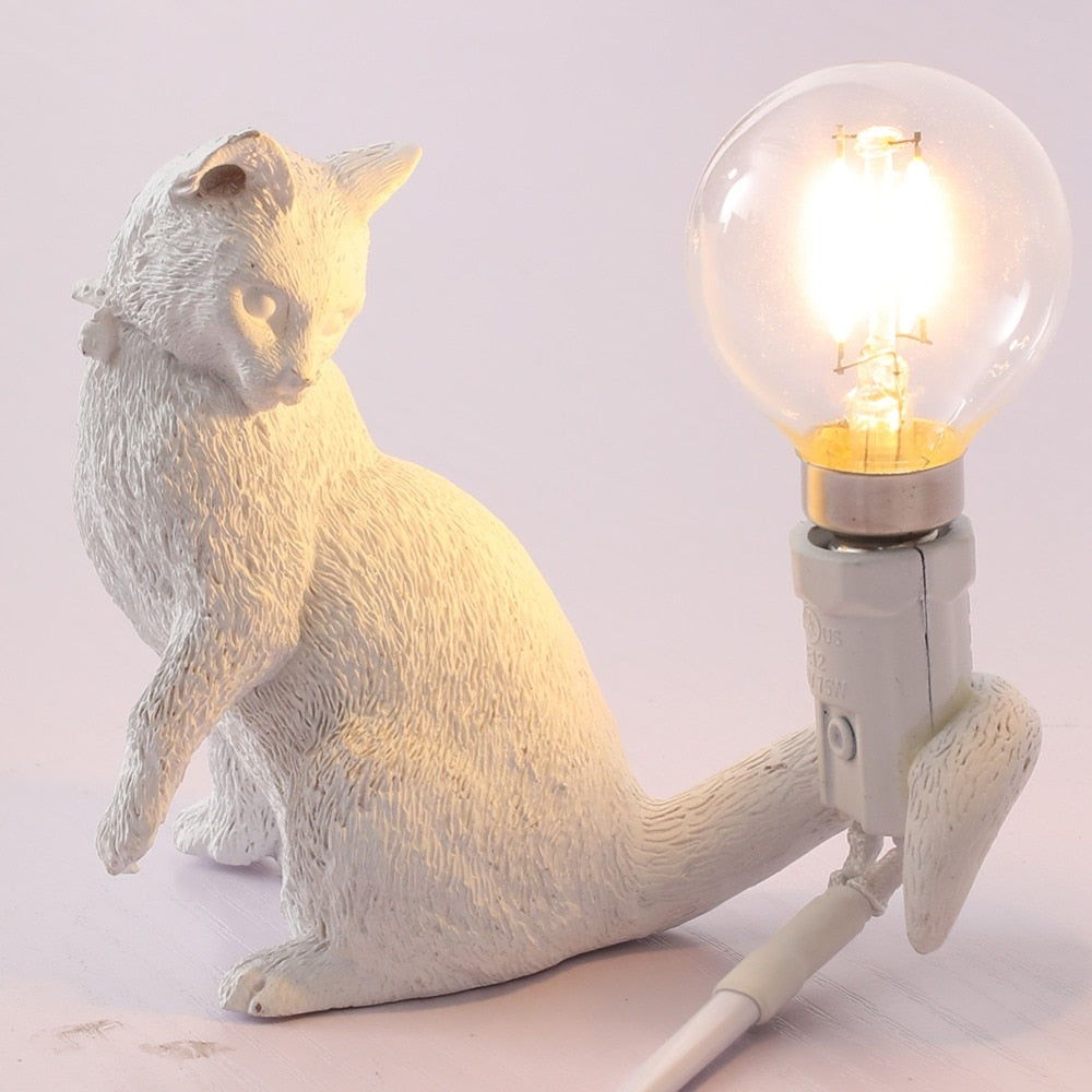 cat desk lamp