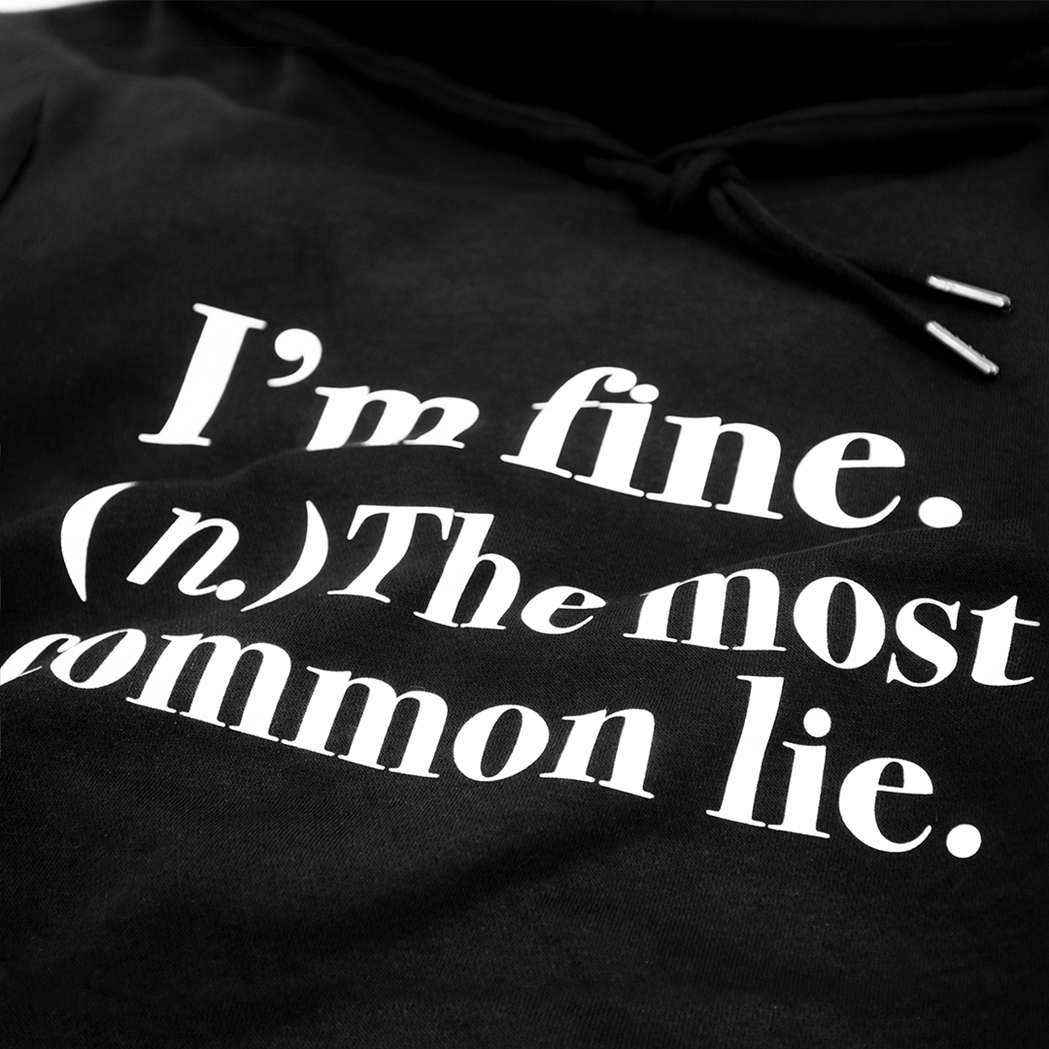 im fine hoodie