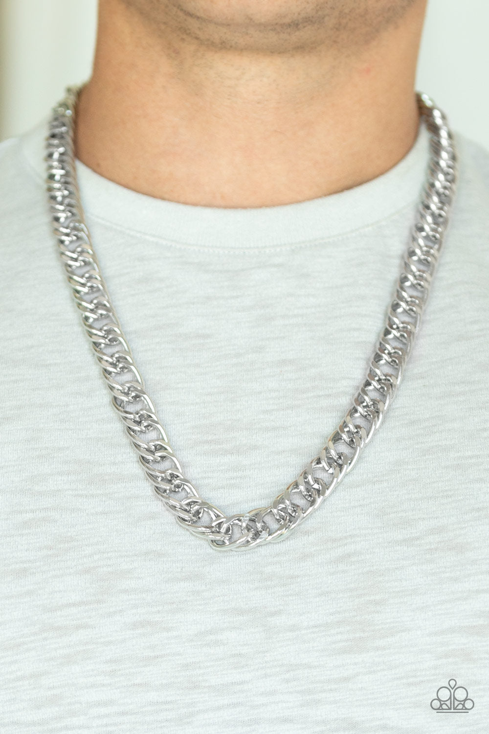 omega silver chain