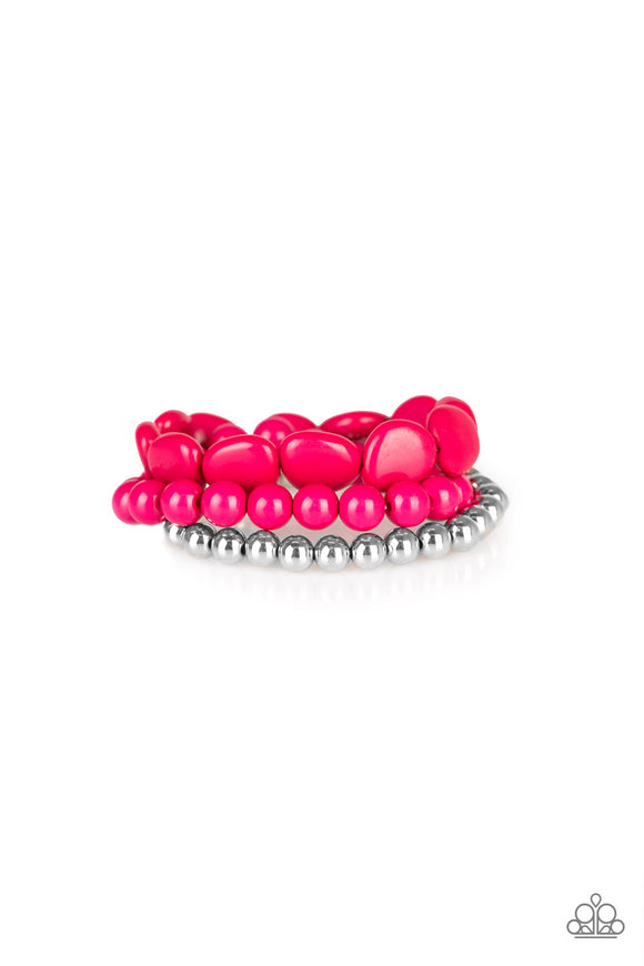 pink bracelets