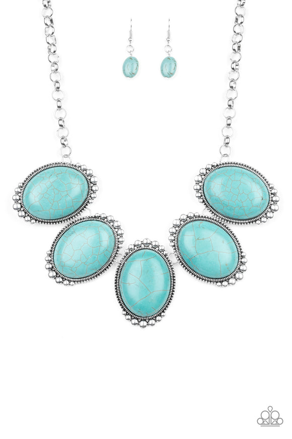 turquoise blue necklace