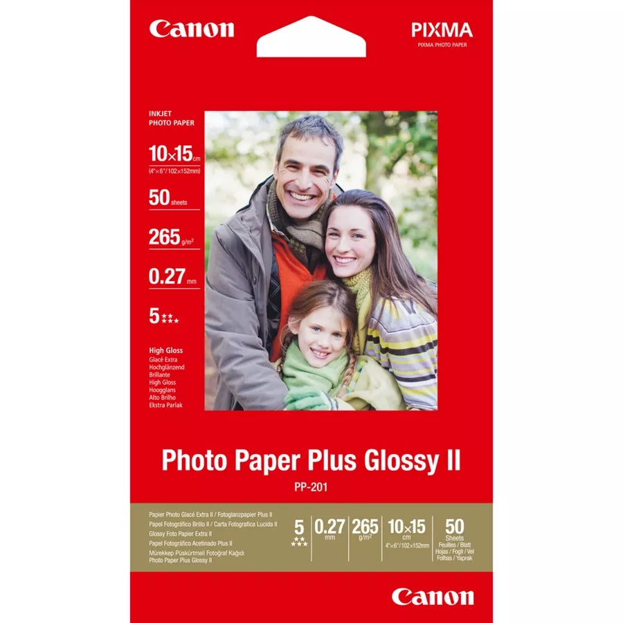 Shop Canon Photo Paper Plus Glossy II - PP-301 - 4x6 (100 Sheets)