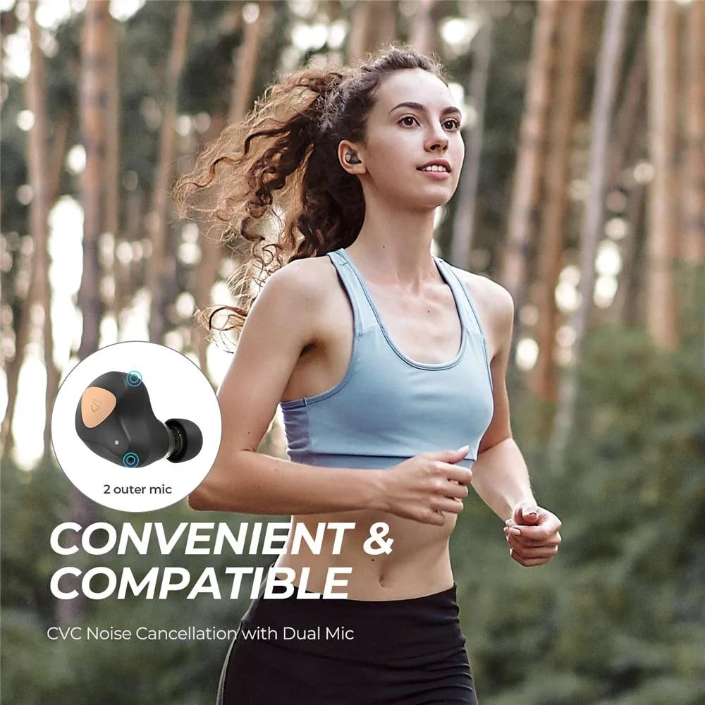 SoundPEATS Truengine 3 SE 3SE UPGRADE VERSION QC3040 True Wireless Earbuds Bluetooth Dual Mic CVC 8.0 aptX Dual Dynamic Drivers ElectroniksIndia