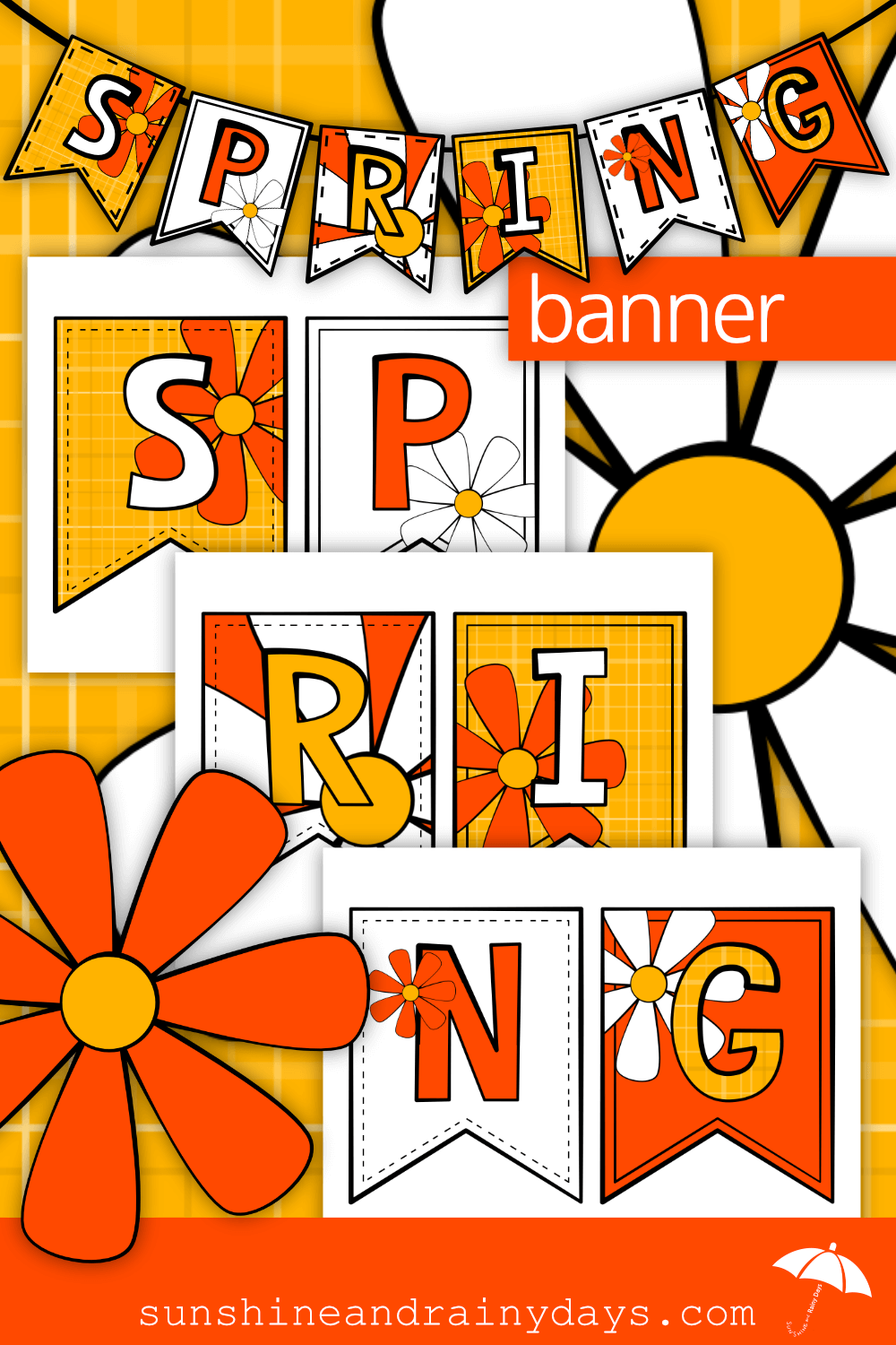 Spring Banner (PDF) – Sunshine And Rainy Days