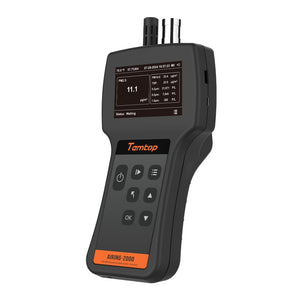 Temtop Airing 2000 3-channel Handheld Particle Counter Dust Monitor with Pumped PM Sensor, Three Outputs of Particle Numbers 0.3μm, 0.5μm, 1.0μm, Concentrations of Three Particles Types PM2.5, PM10, TSP, Temp & Humidity Detector - Elitech Technology, Inc.