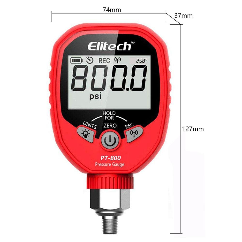 temperature and pressure gauge