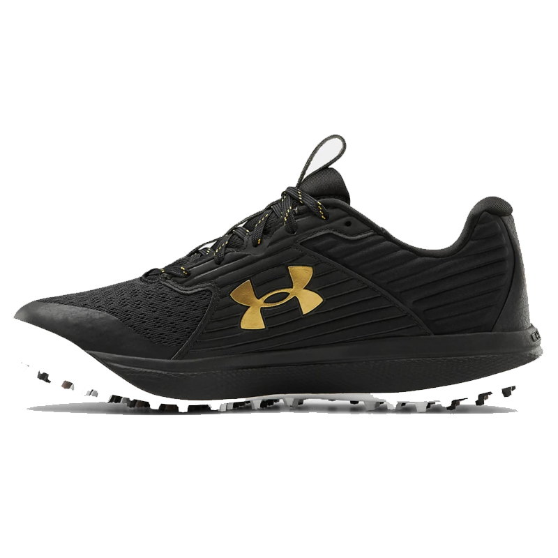 black and gold under armour trainers