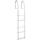 Dock Edge Qualifies for Free Shipping Dock Edge Fixed 5-Step Ladder Bight White Galvalume #2105-F