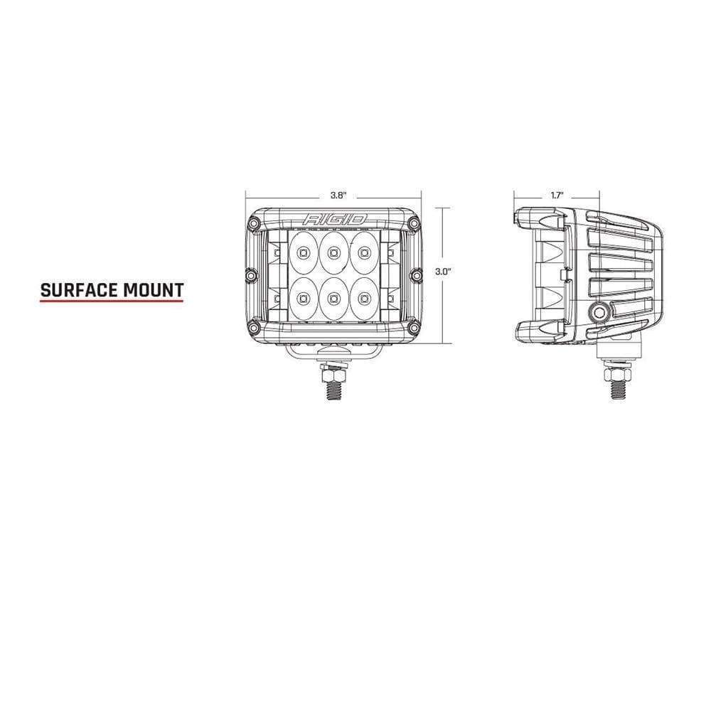 森の雑貨屋さん RIGID 262313 D-SS PRO DRIVING PAIR BLACK, (Set of 2), 262313 