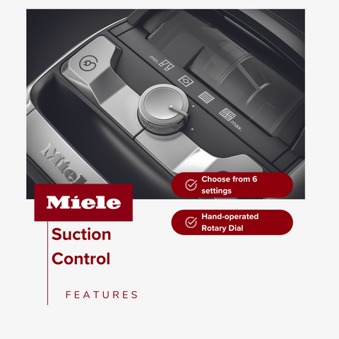 Miele Boost CX1 Features - Suction Control