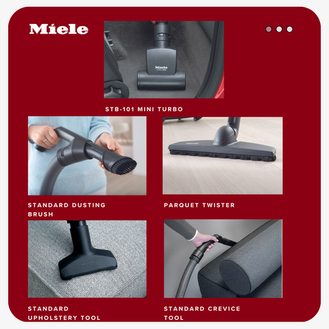 Miele Compact C2 Total Care Canister Vacuum  accessories and tools