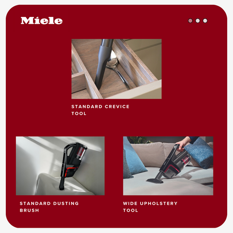 Miele Triflex HX1 Cordless Vacuum tools and attachments