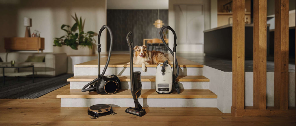 Miele Vacuums display