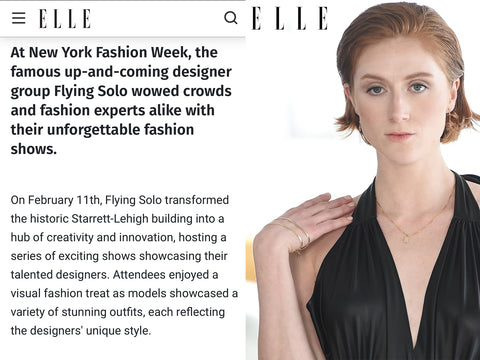 Jillian Leigh Jewelry featured in Elle Magazine