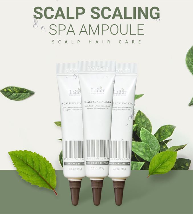 Lador | SPA scrub-peeling pentru scalp Scalp Scaling SPA, 15 g