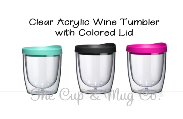 plastic wine tumblers