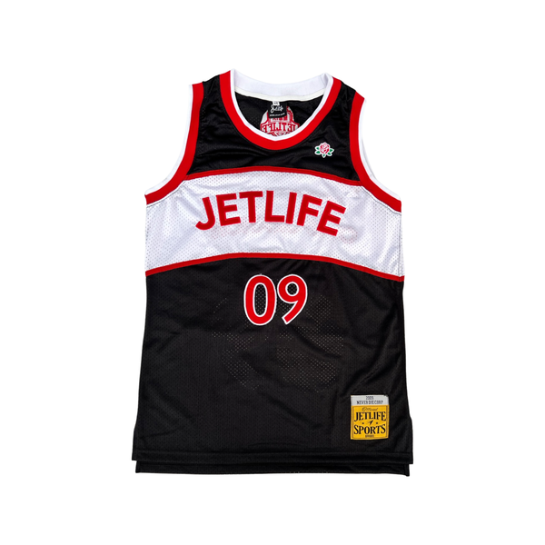 Jet Life Sports Baseball Jersey | Black/Purple Large