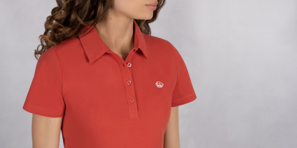 Polo Shirt von Giesswein in rot