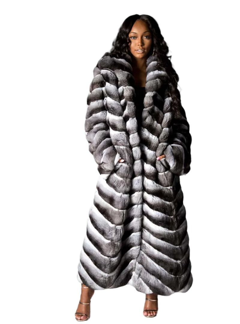 chinchilla fur coat