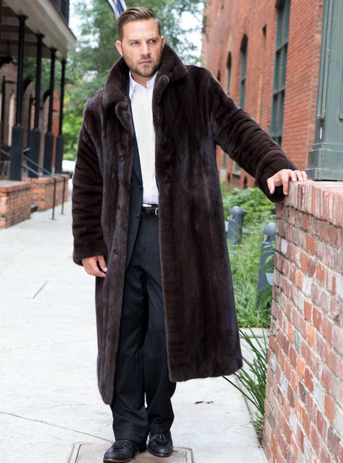 mink fur coat mens