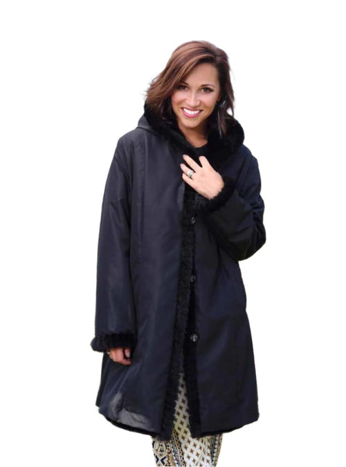 reversible mink coat