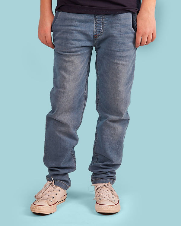 Unisex In The Groove Pants - Light Blue Denim