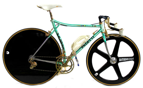 Luxury Paletti Ghibli Equilateral Campagnolo Crecord gold plated