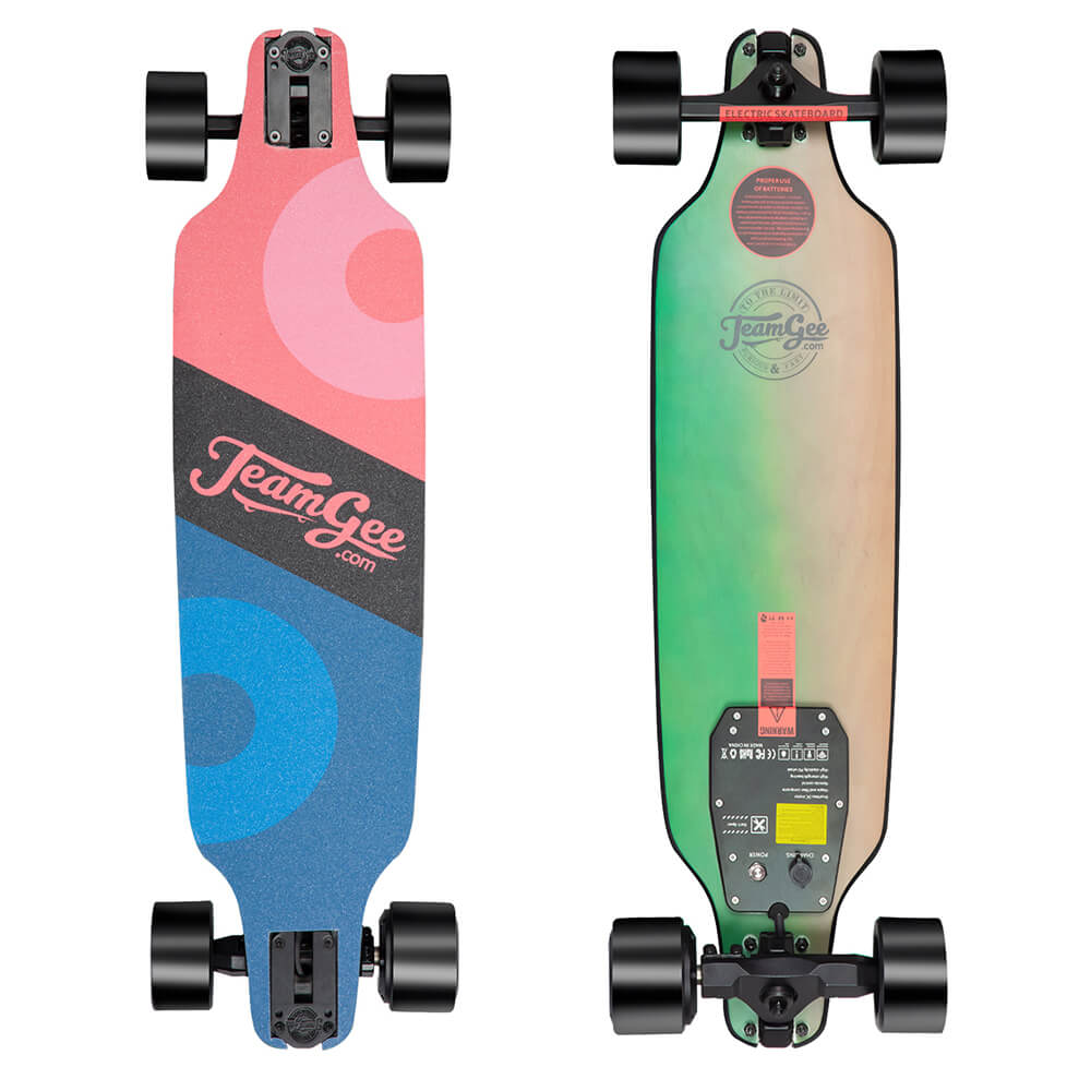 Oppervlakte Reusachtig trek de wol over de ogen Teamgee H8 31" Electric Skateboard 10 Layers Maple Longboard – Teamgee  Skateboard