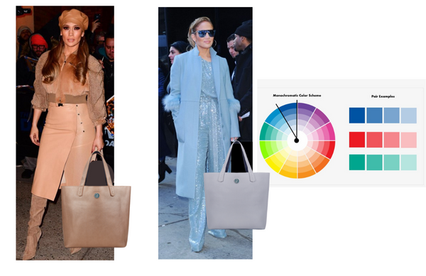 The Morphbag by GSK | Styling with The Colour Wheel | Styling with Monochromatic Colours | Outfit Examples