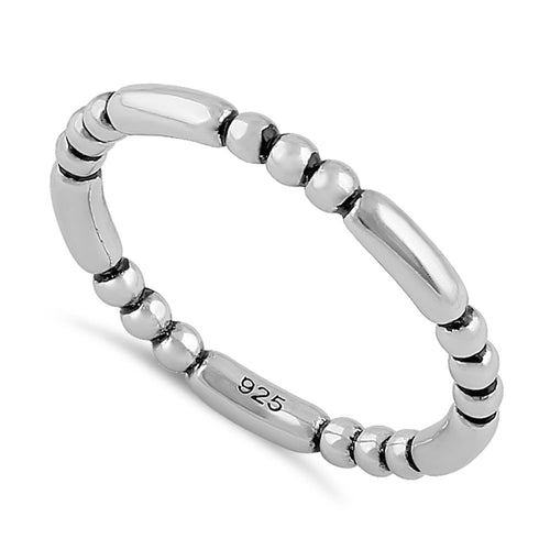 Sterling Silver Stackable Bead...