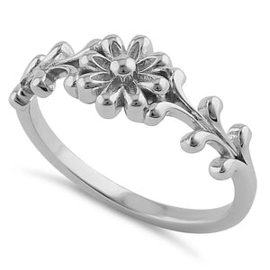 Sterling Silver Flower Ring for Sale - Dreamland Jewelry