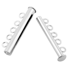 Load image into Gallery viewer, Sterling Silver Tube Clasp 32mm