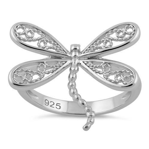 Sterling Silver Dragonfly Ring for Sale - Dreamland Jewelry