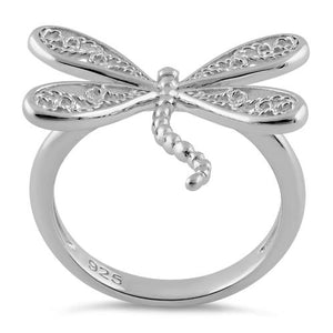 Sterling Silver Dragonfly Ring for Sale 