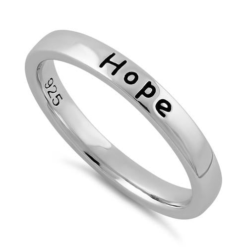 sterling silver faith hope love ring