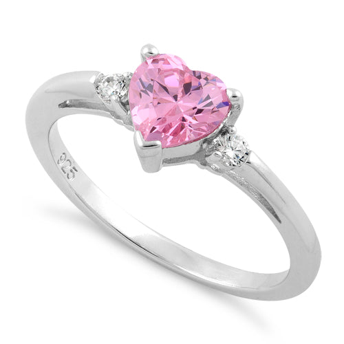 Кольцо с розовым сердцем. Кольцо с сердечком. Кольцо с розовым сердечком. Серебряное кольцо с розовым камнем.