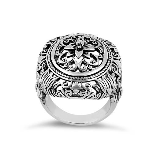 Sterling Silver Powerful Flower Ring for Sale | Dreamland Jewelry