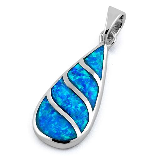 lab opal pendant