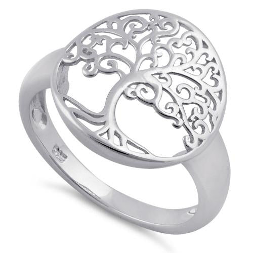 Sterling Silver Tree of Life Ring