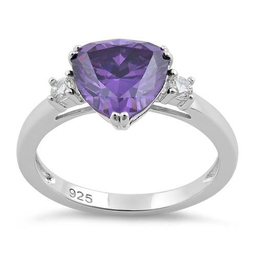 stainless steel dark brown cz amethyst wedding ring