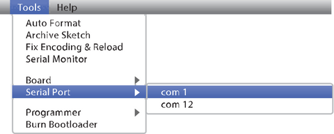 Identifying the serial port for Windows