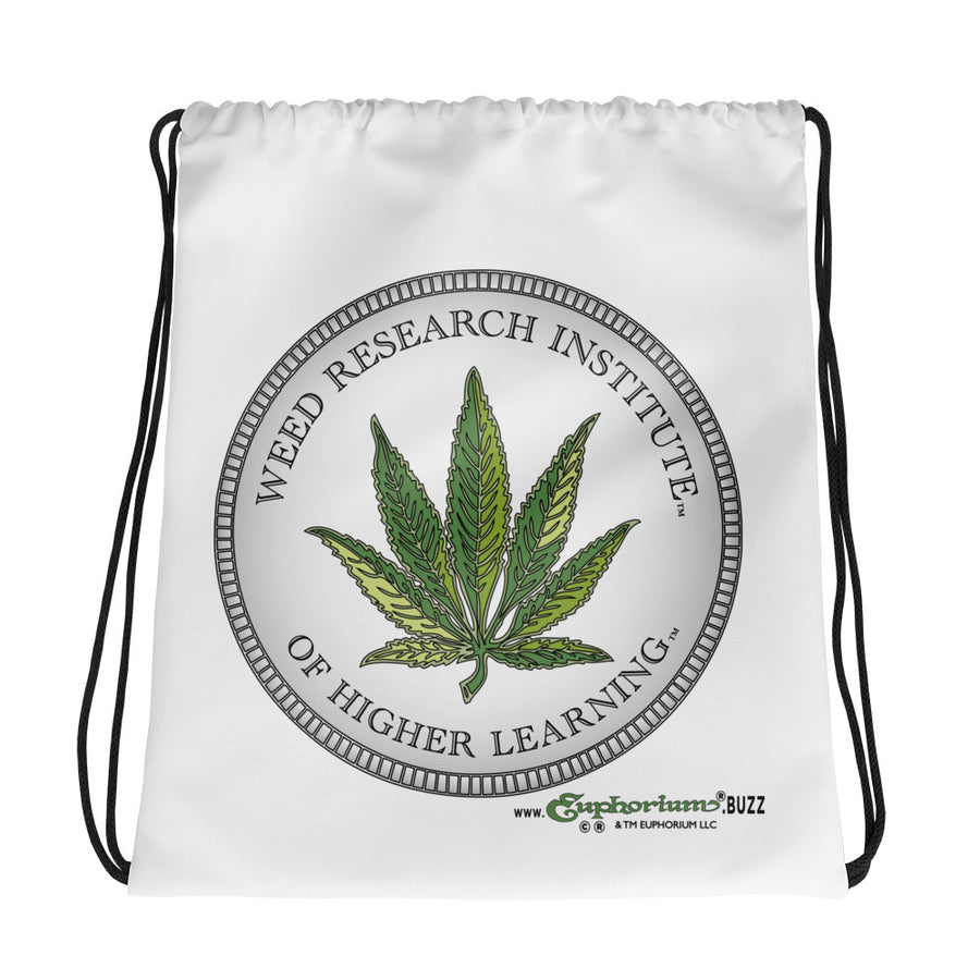 Download Weed Research Institute Of Higher Learning Drawstring Bag Euphorium Llc