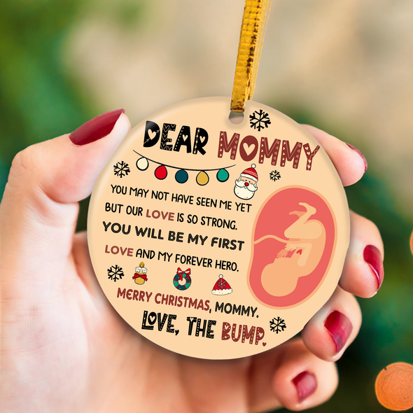 Gift For Future Mommy You Will Be My First Love And My Forever Hero Ornament - Nt - NN2510213